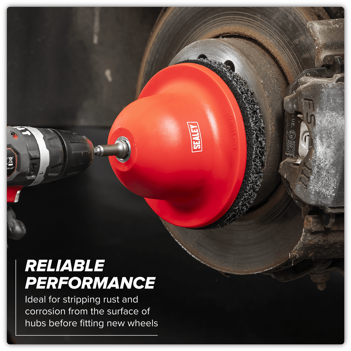 Sealey VS8001 Wheel Hub Cleaner - VS8001 - Sealey Tools UK - Trade Counter Direct