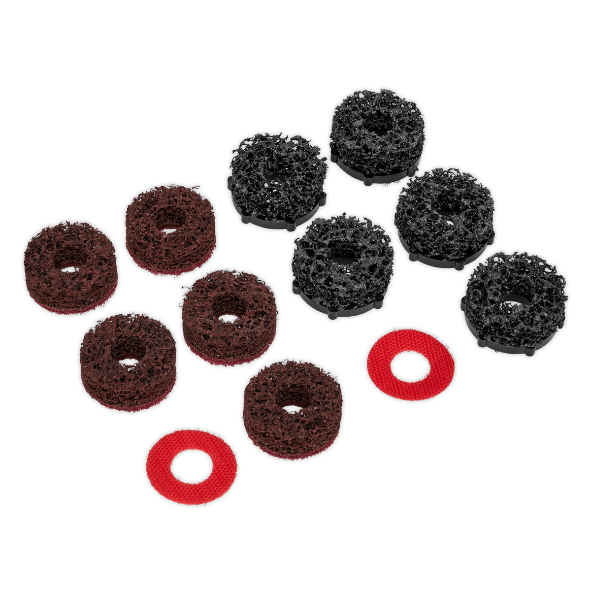 Sealey VS8002A Stud Hub Cleaner Pads for VS8002 - Pack of 12 - VS8002A - Sealey Tools UK - Trade Counter Direct