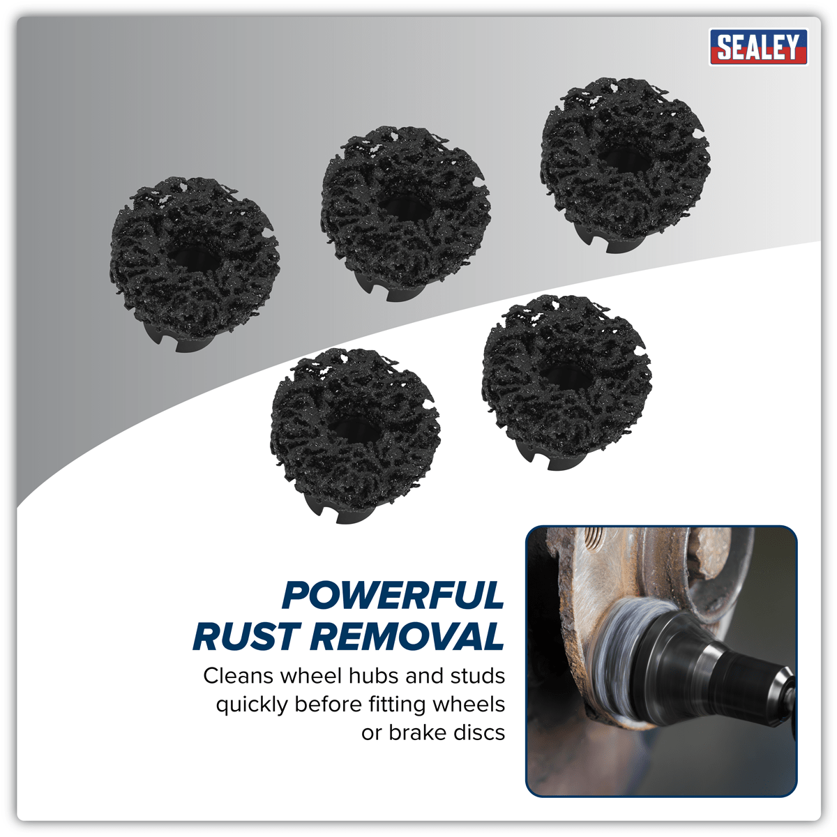 Sealey VS8005A Stud Hub Replacement Pads for VS8005 - Pack of 5 - VS8005A - Sealey Tools UK - Trade Counter Direct