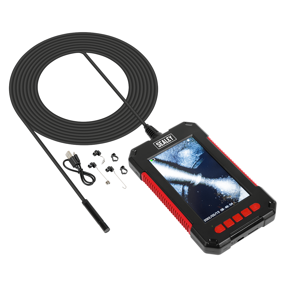 Sealey VS8115 Tablet Video Borescope 5.5mm Camera - VS8115 - Sealey Tools UK - Trade Counter Direct