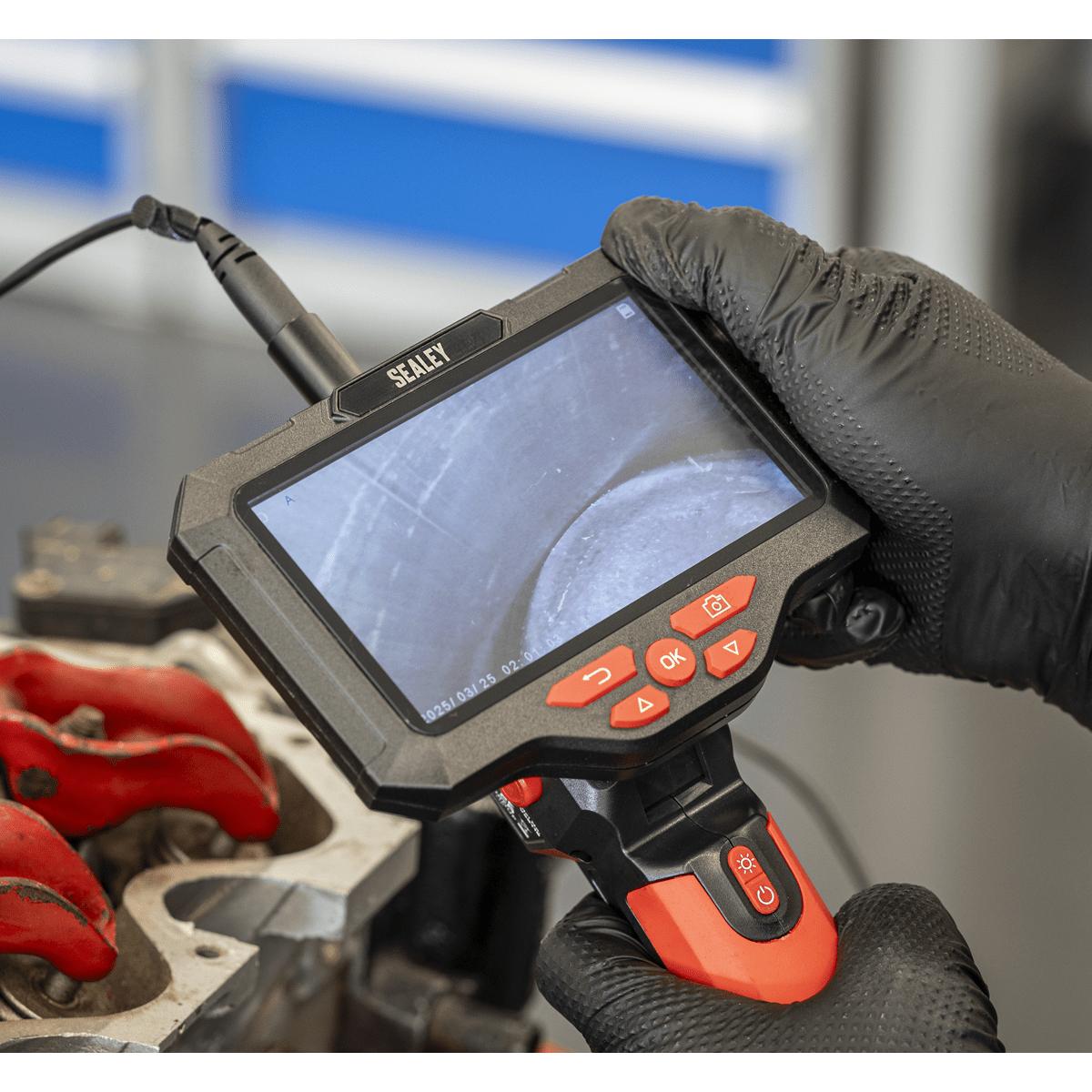 Sealey VS8117 Video Borescope 3.9mm Camera & 5" Screen - VS8117 - Sealey Tools UK - Trade Counter Direct