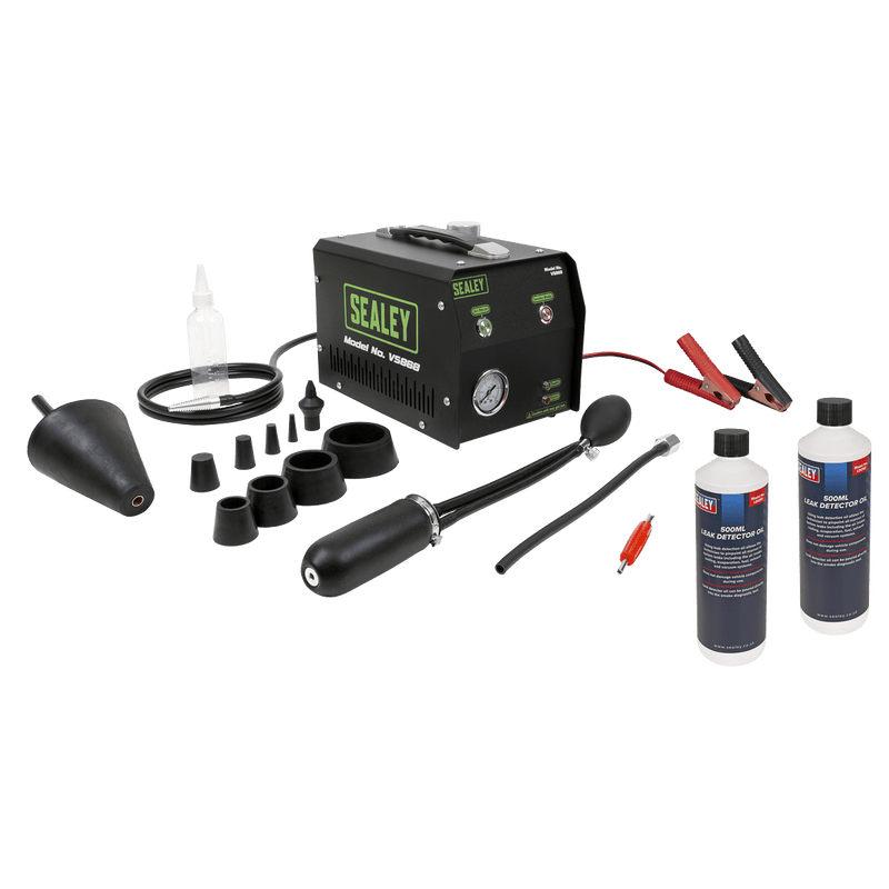 Sealey VS868KIT Leak Detector Smoke Diagnostic & Leak Detector Oil Kit - VS868KIT - Sealey Tools UK - Trade Counter Direct