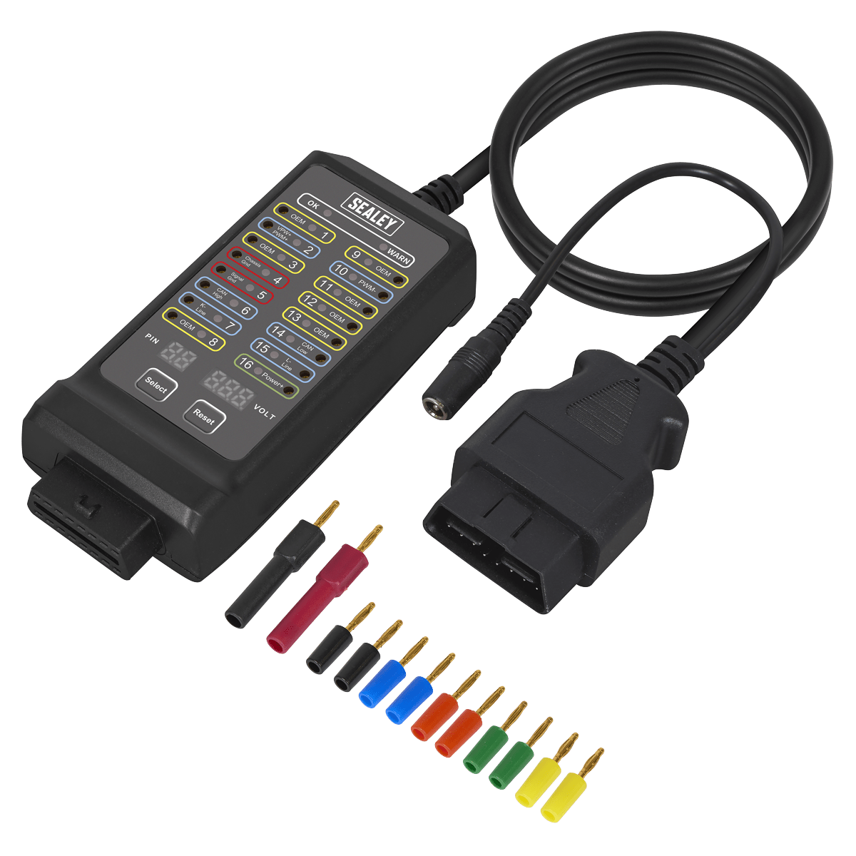 Sealey VS8813 OBD Breakout Box 16-Pin 12V/24V - VS8813 - Sealey Tools UK - Trade Counter Direct