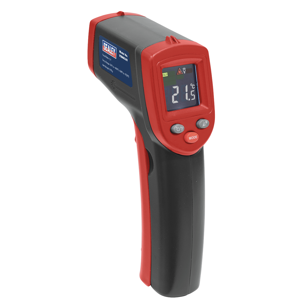 Sealey VS900 Infrared Laser Digital Thermometer 12:1 - VS900 - Sealey Tools UK - Trade Counter Direct