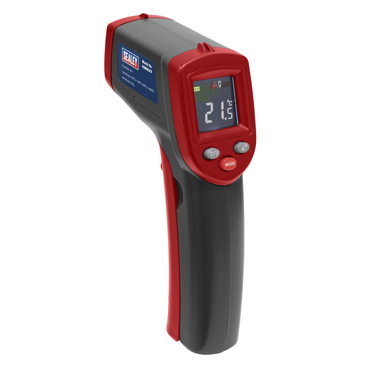 Sealey VS904 Infrared Laser Digital Thermometer 12:1 - VS904 - Sealey Tools UK - Trade Counter Direct