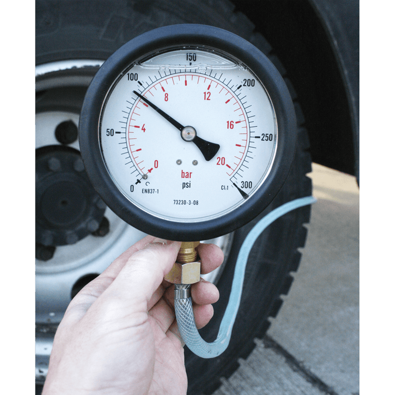 Sealey VS931 Air Brake Test Gauge for Commercial Vehicles - VS931 - Sealey Tools UK - Trade Counter Direct