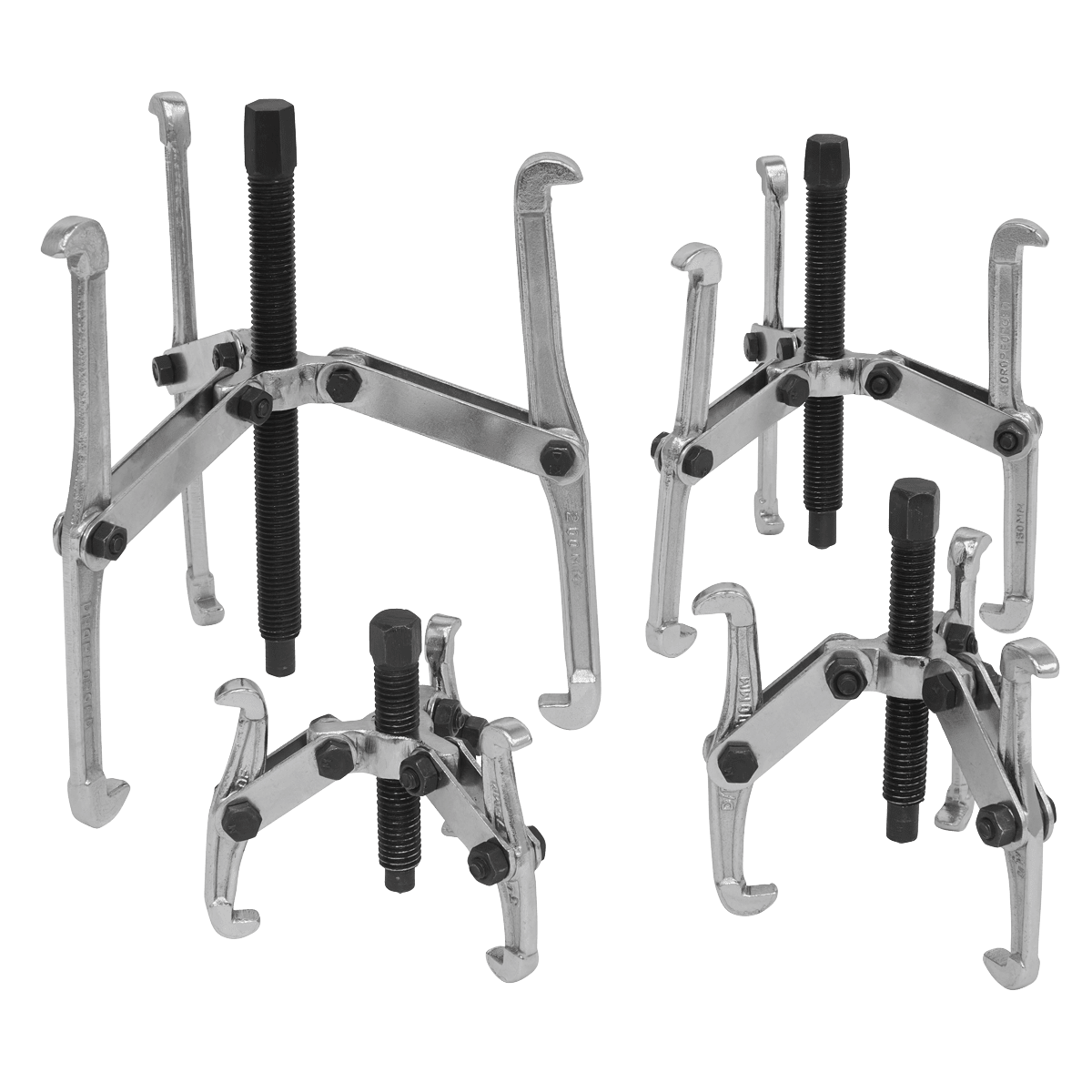 Sealey VS95 Triple Leg Gear Reversible Puller Set 4pc - VS95 - Sealey Tools UK - Trade Counter Direct