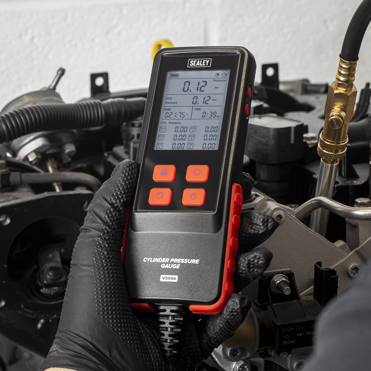 Sealey VS956 Digital Compression Test Kit 10pc - VS956 - Sealey Tools UK - Trade Counter Direct