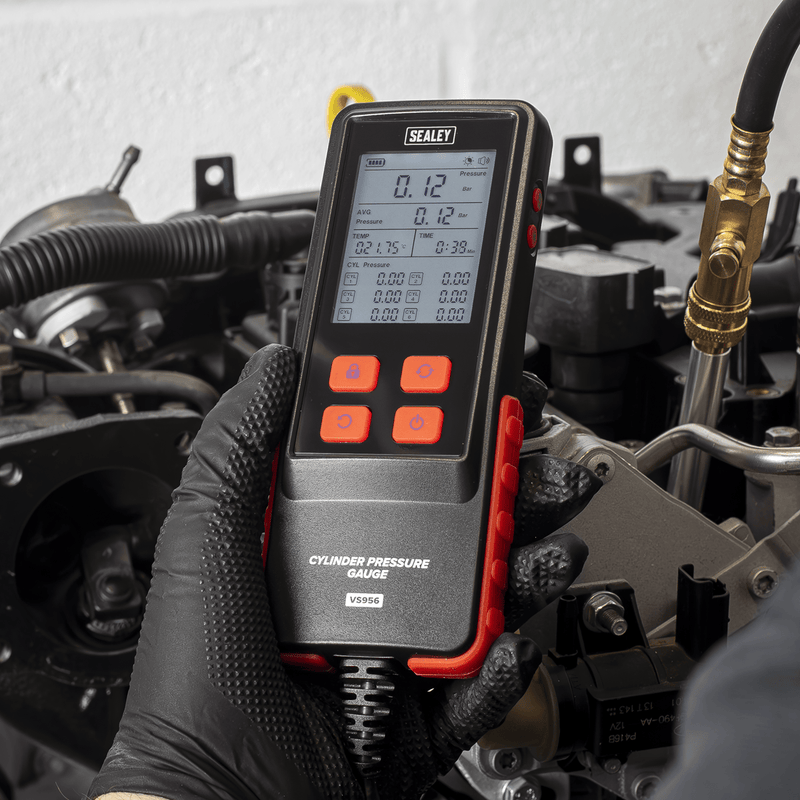 Sealey VS956 Digital Compression Test Kit 10pc - VS956 - Sealey Tools UK - Trade Counter Direct