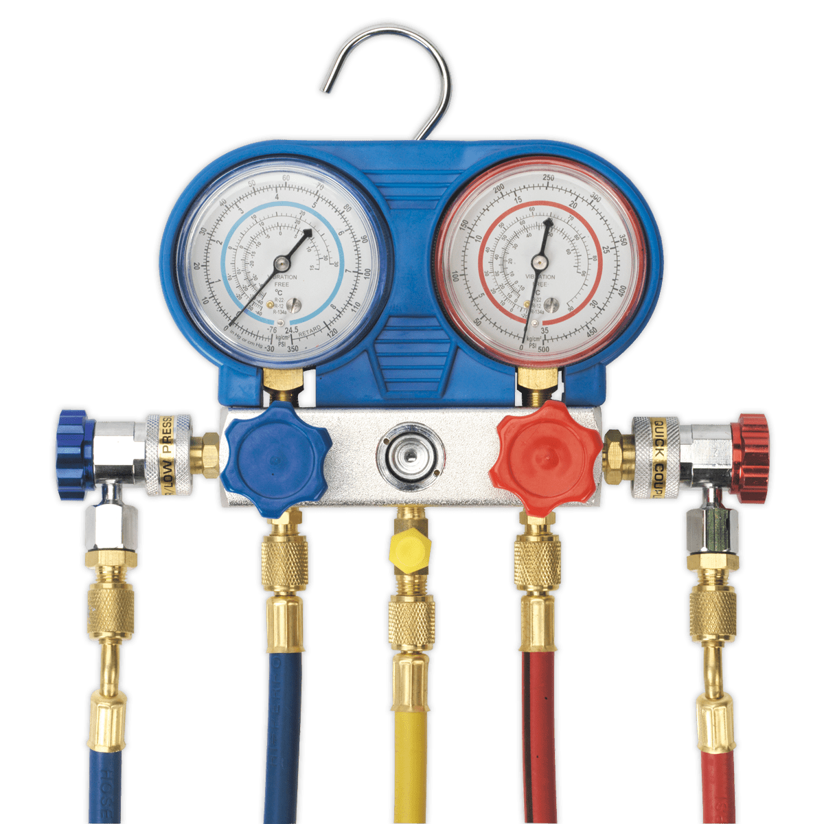 Sealey VSAC002 Air Conditioning System Manifold with Sight Glass - VSAC002 - Sealey Tools UK - Trade Counter Direct