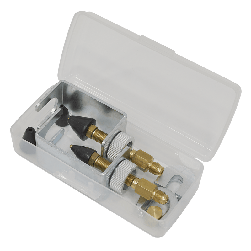 Sealey VSAC135 Air Conditioning Pressure Test Connector Kit 13pc - VSAC135 - Sealey Tools UK - Trade Counter Direct