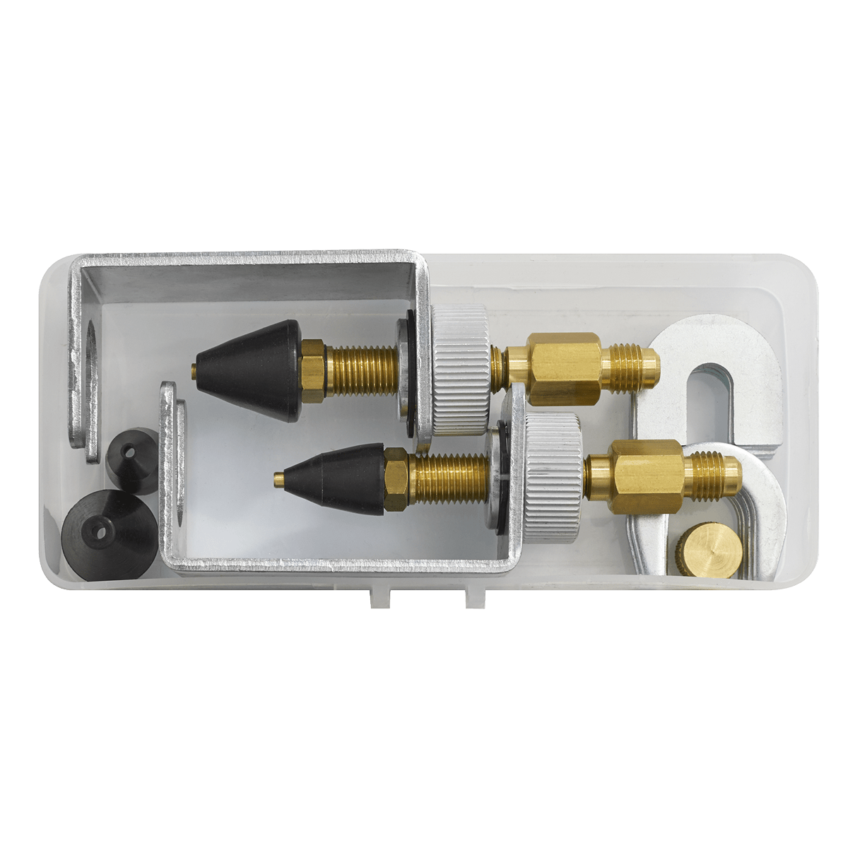 Sealey VSAC135 Air Conditioning Pressure Test Connector Kit 13pc - VSAC135 - Sealey Tools UK - Trade Counter Direct