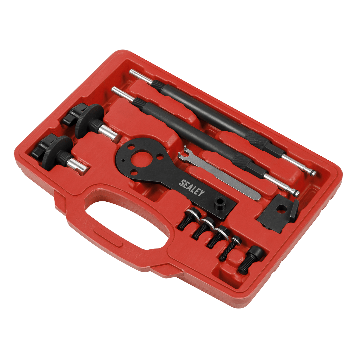 Sealey VSE2511A Petrol Engine Timing Tool Kit for Alfa Romeo, Fiat, Lancia 1.2/1.4 16v/1.4 T-Jet - Belt Drive - VSE2511A - Sealey Tools UK - Trade Counter Direct