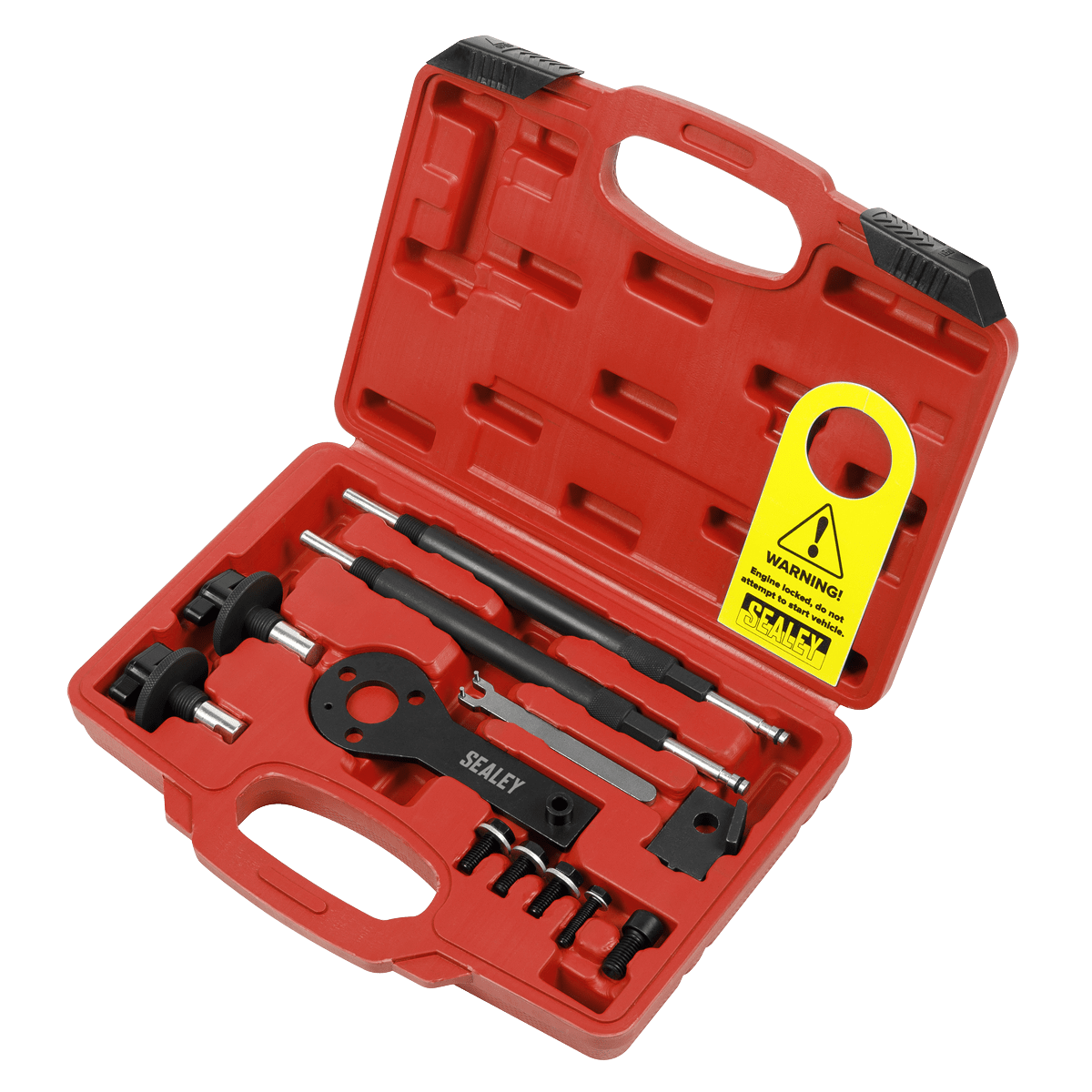 Sealey VSE2511A Petrol Engine Timing Tool Kit for Alfa Romeo, Fiat, Lancia 1.2/1.4 16v/1.4 T-Jet - Belt Drive - VSE2511A - Sealey Tools UK - Trade Counter Direct