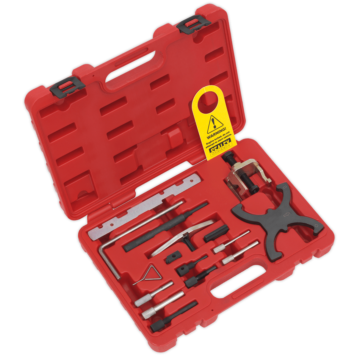 Sealey VSE5042A Diesel/Petrol Engine Timing Tool Combination Kit - for Ford, PSA - Belt/Chain Drive - VSE5042A - Sealey Tools UK - Trade Counter Direct