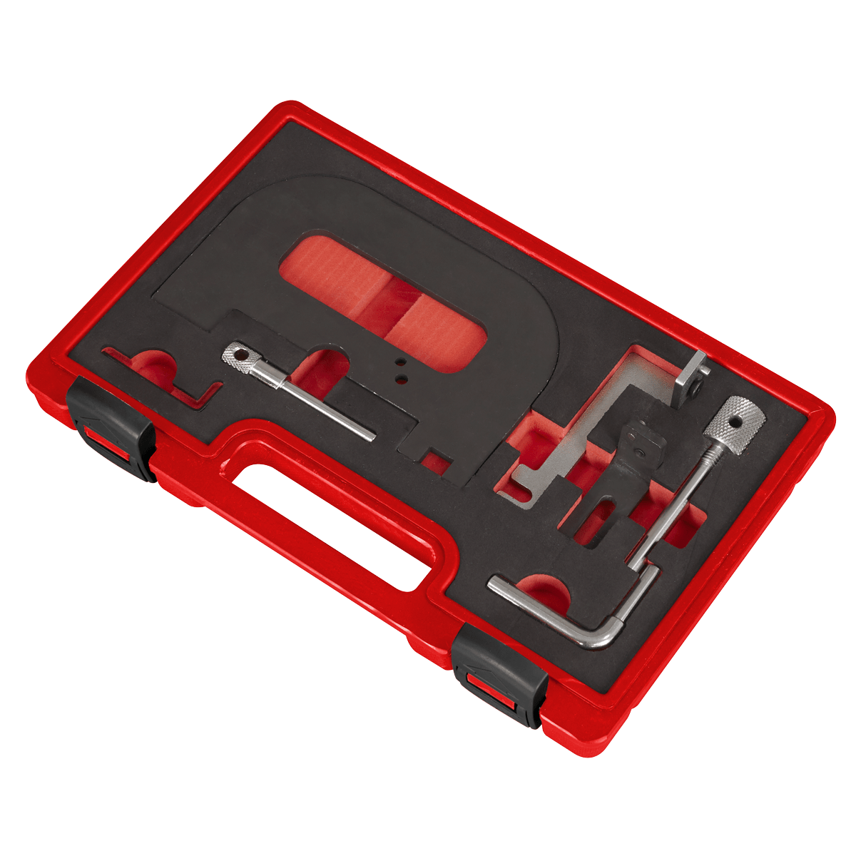 Sealey VSE5071A Petrol Engine Timing Tool Kit - for Renault 1.4/1.6/1.8/2.0 K4J/K4M/F4P/F4R(t) - Belt Drive - VSE5071A - Sealey Tools UK - Trade Counter Direct