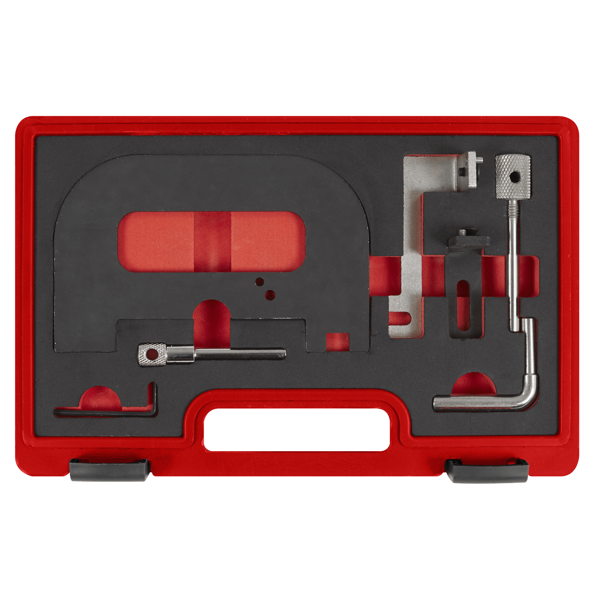 Sealey VSE5071A Petrol Engine Timing Tool Kit - for Renault 1.4/1.6/1.8/2.0 K4J/K4M/F4P/F4R(t) - Belt Drive - VSE5071A - Sealey Tools UK - Trade Counter Direct