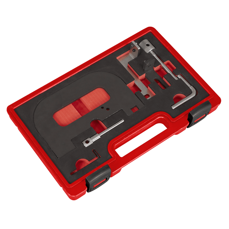 Sealey VSE5071A Petrol Engine Timing Tool Kit - for Renault 1.4/1.6/1.8/2.0 K4J/K4M/F4P/F4R(t) - Belt Drive - VSE5071A - Sealey Tools UK - Trade Counter Direct