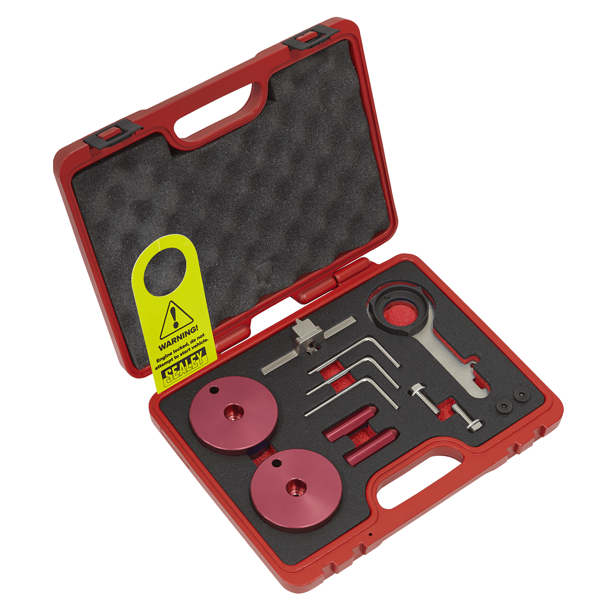 Sealey VSE5640 Diesel Engine Timing Tool Kit - for Ford 2.0TDCi EcoBlue - Belt Drive - VSE5640 - Sealey Tools UK - Trade Counter Direct