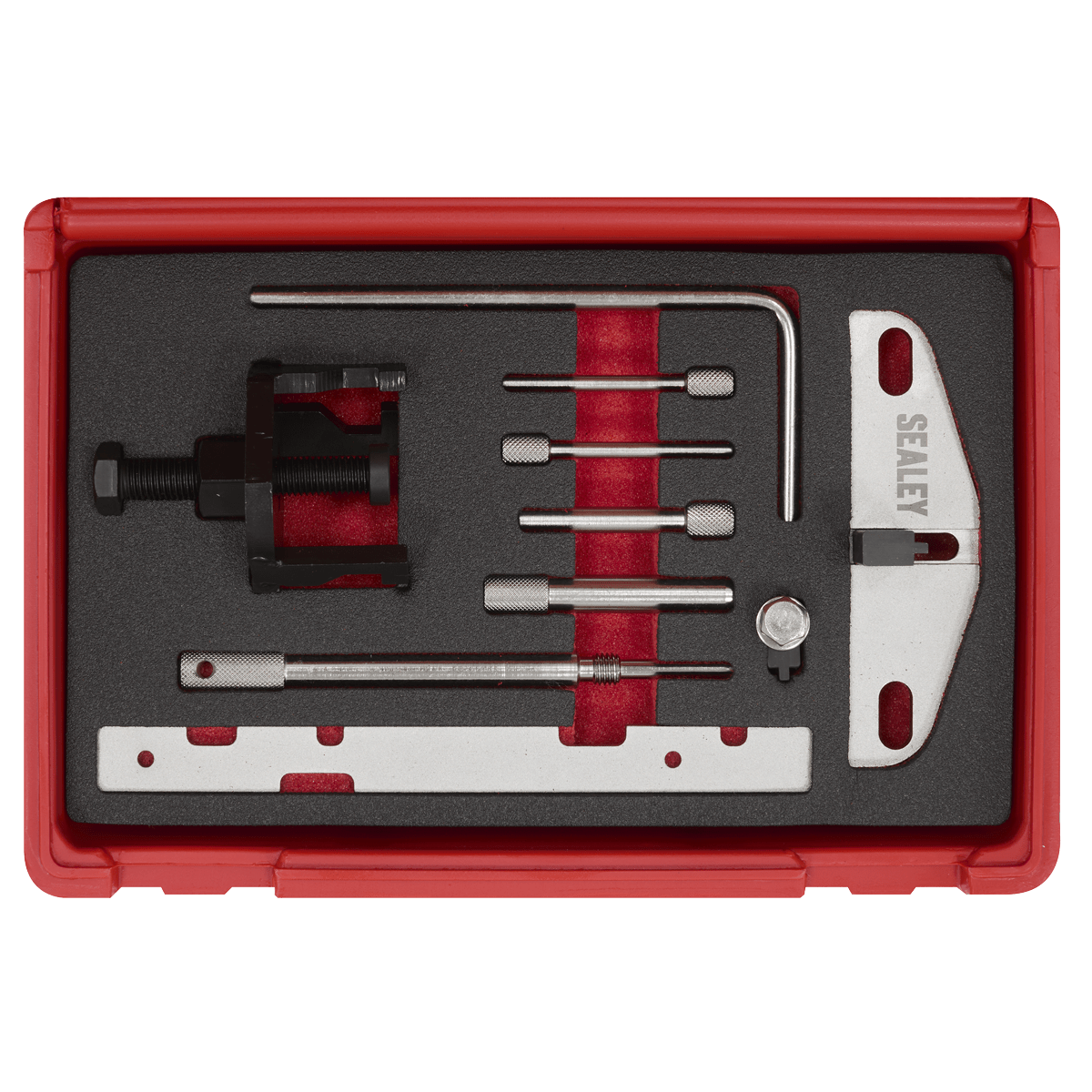 Sealey VSE5941 Diesel Engine Timing Tool Kit - for Ford, PSA - Belt Drive - VSE5941 - Sealey Tools UK - Trade Counter Direct