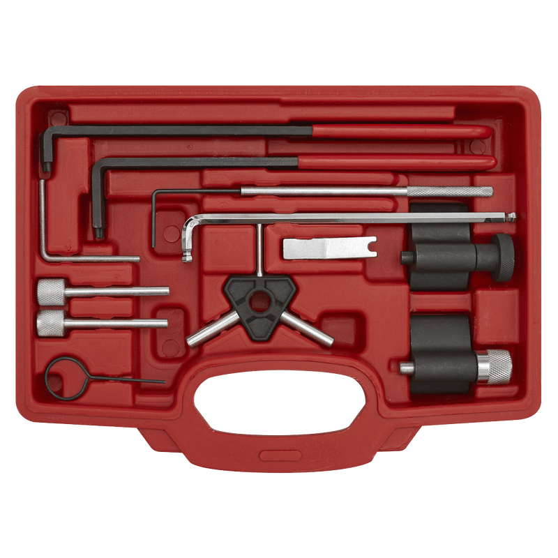 Sealey VSE5951 Diesel Engine Timing Tool Kit - for VAG, Dodge, Ford, Mitsubishi - 1.2D/1.4D/1.6D/1.9D/2.0D - Belt - VSE5951 - Sealey Tools UK - Trade Counter Direct
