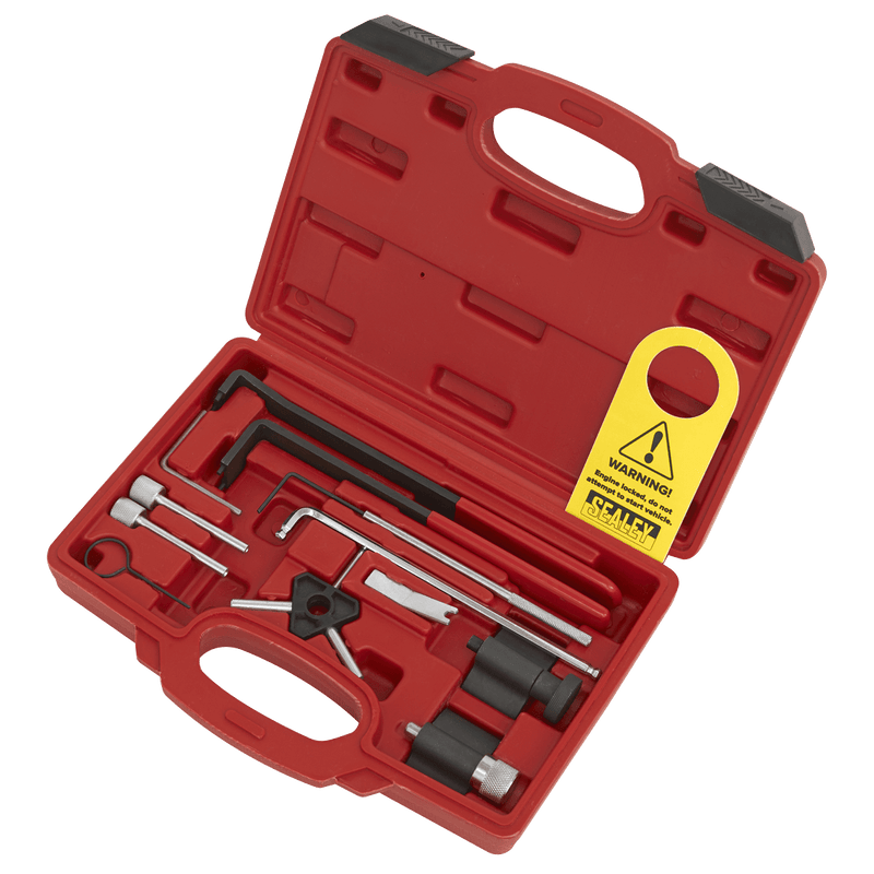 Sealey VSE5951 Diesel Engine Timing Tool Kit - for VAG, Dodge, Ford, Mitsubishi - 1.2D/1.4D/1.6D/1.9D/2.0D - Belt - VSE5951 - Sealey Tools UK - Trade Counter Direct
