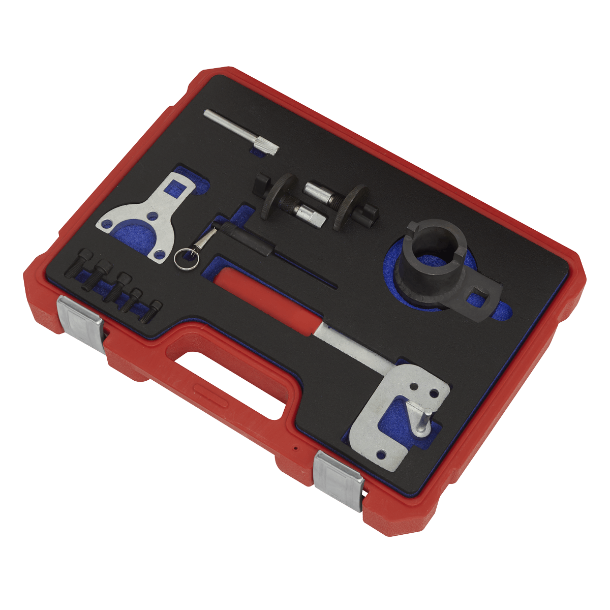 Sealey VSE6191 Diesel Engine Timing Tool Kit - for Alfa Romeo, Ford, PSA, Suzuki, GM 1.3D 16v - Chain Drive - VSE6191 - Sealey Tools UK - Trade Counter Direct