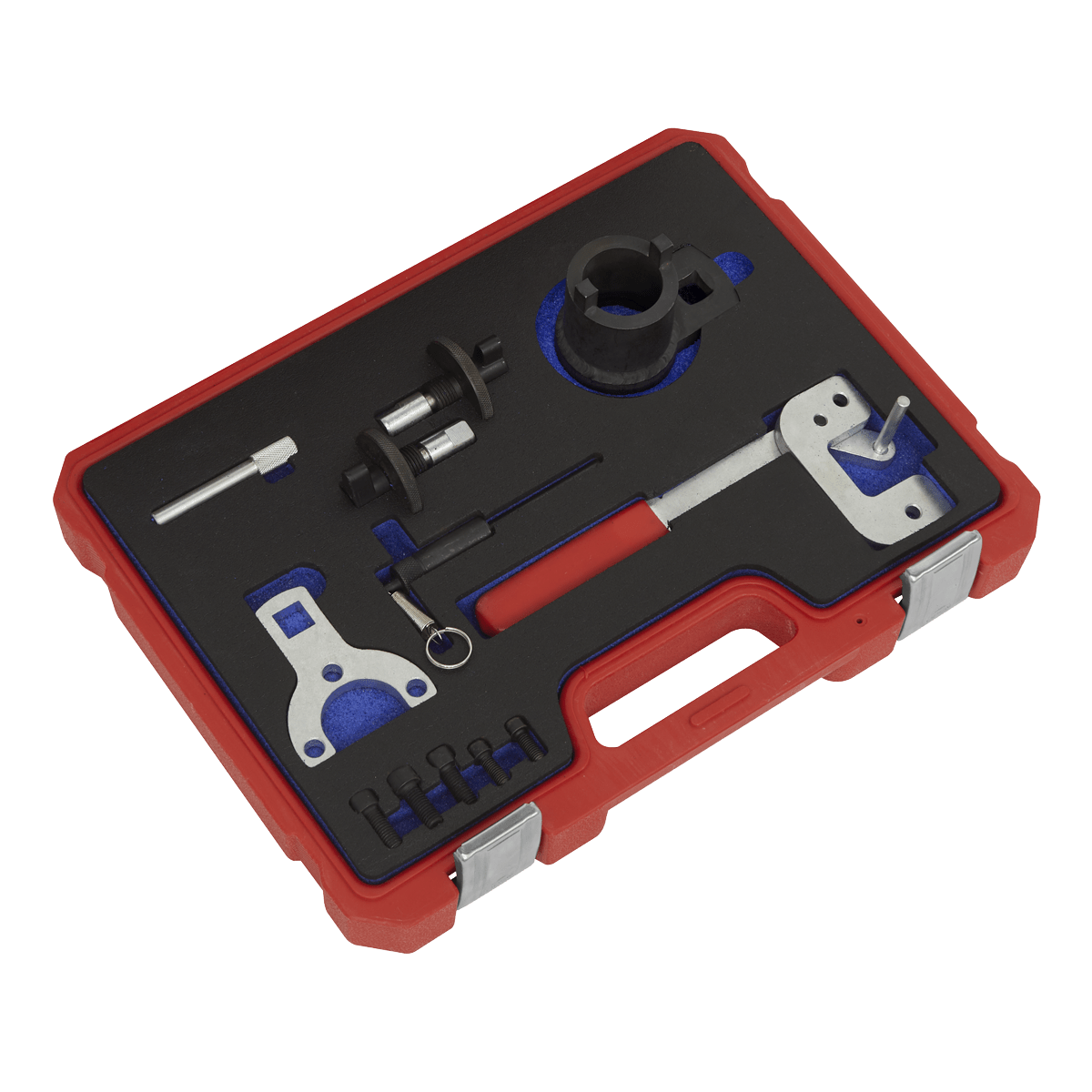 Sealey VSE6191 Diesel Engine Timing Tool Kit - for Alfa Romeo, Ford, PSA, Suzuki, GM 1.3D 16v - Chain Drive - VSE6191 - Sealey Tools UK - Trade Counter Direct