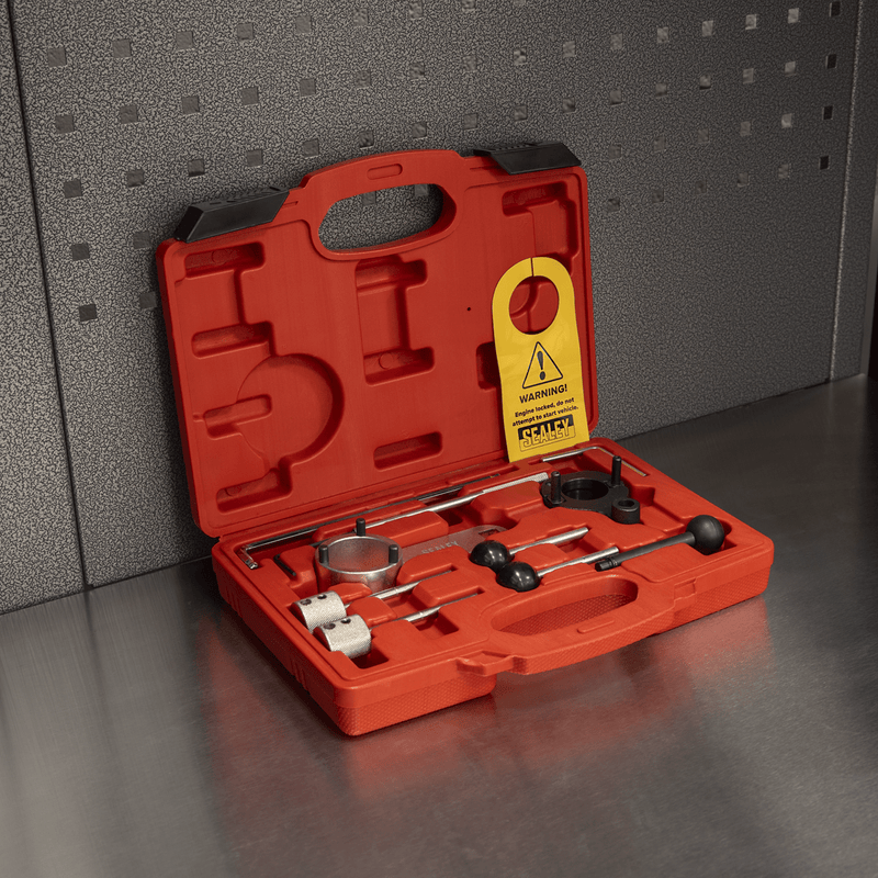 Sealey VSE6281 Diesel Engine Timing Tool Kit for VAG 1.4D/1.6D/2.0D Belt Drive - VSE6281 - Sealey Tools UK - Trade Counter Direct