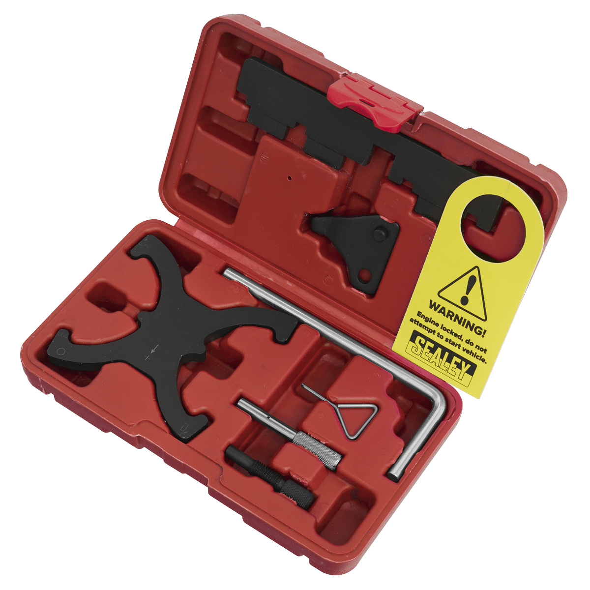 Sealey VSE6560A Petrol Engine Timing Tool Kit for Ford, Volvo 1.6 EcoBoost & 2.0D/2.2D Belt Drive - VSE6560A - Sealey Tools UK - Trade Counter Direct