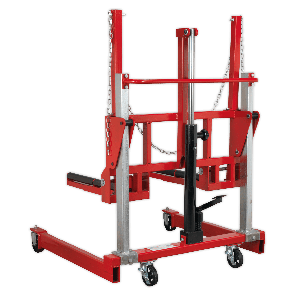 Sealey W508T Wheel Removal Trolley 500kg Adjustable Width - W508T - Sealey Tools UK - Trade Counter Direct