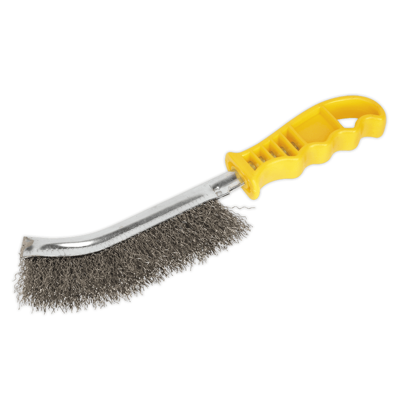 Sealey WB05Y Wire Brush Stainless Steel - WB05Y - Sealey Tools UK - Trade Counter Direct