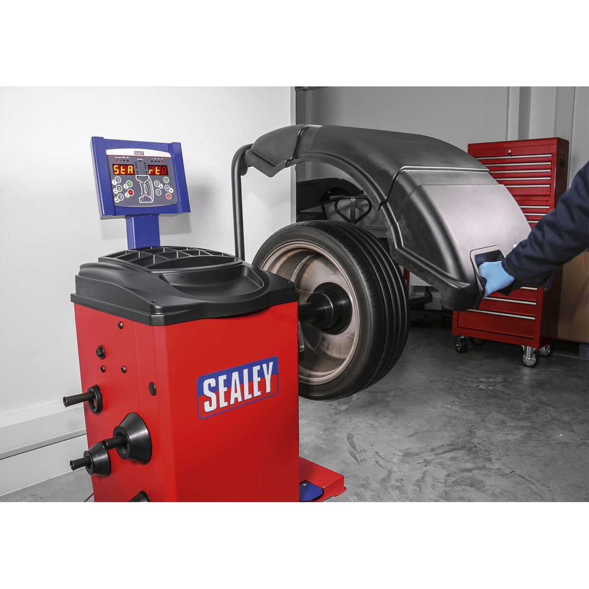 Sealey WB10 Semi-Automatic Wheel Balancer - WB10 - Sealey Tools UK - Trade Counter Direct