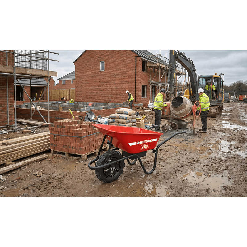 Sealey WBR150E Electric Wheelbarrow 150kg Capacity - WBR150E - Sealey Tools UK - Trade Counter Direct