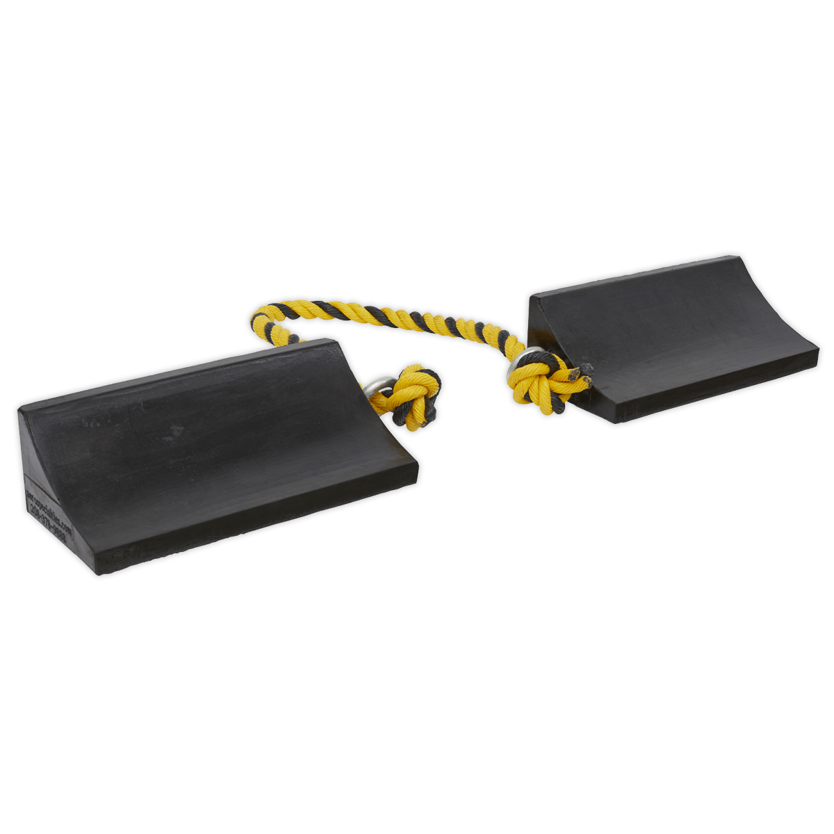 Sealey WC16 Rubber Wheel Chocks Heavy - Duty - Pair - WC16 - Sealey Tools UK - Trade Counter Direct