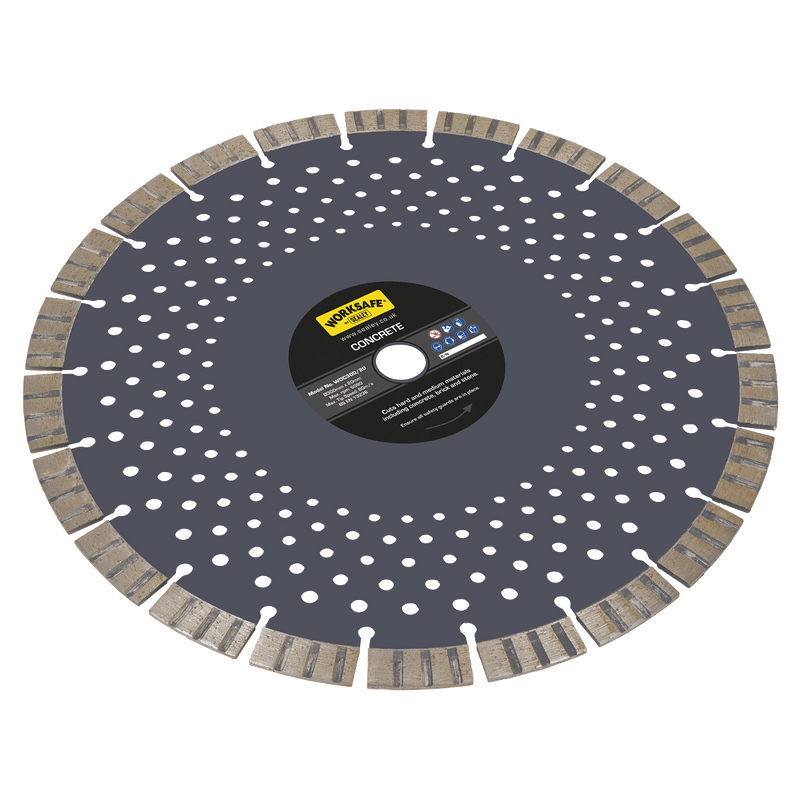 Sealey WDC300/20 Concrete Cutting Disc Dry Use Ø300mm - WDC300/20 - Sealey Tools UK - Trade Counter Direct