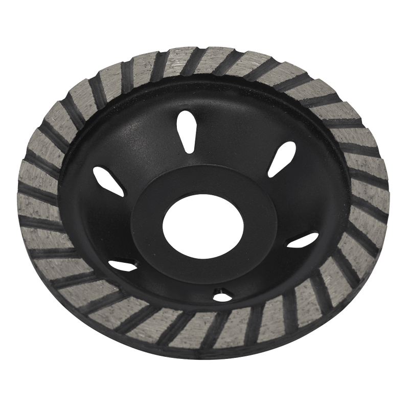 Sealey WDCUP105 Worksafe® Diamond Cup Grinding Disc 105 x 22mm - WDCUP105 - Sealey Tools UK - Trade Counter Direct