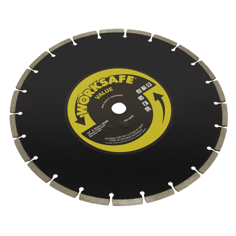 Sealey WDV300/20 Value Diamond Blade Ø300 x 20mm - WDV300/20 - Sealey Tools UK - Trade Counter Direct