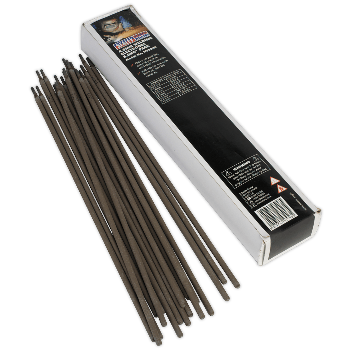 Sealey WE5040 Welding Electrodes 4 x 350mm - 5kg Pack - WE5040 - Sealey Tools UK - Trade Counter Direct