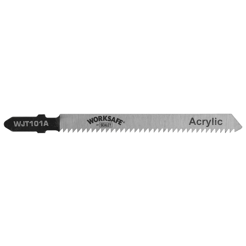 Sealey WJT101A Worksafe® Jigsaw Blade for Metal 75mm 12tpi - Pack of 5 - WJT101A - Sealey Tools UK - Trade Counter Direct