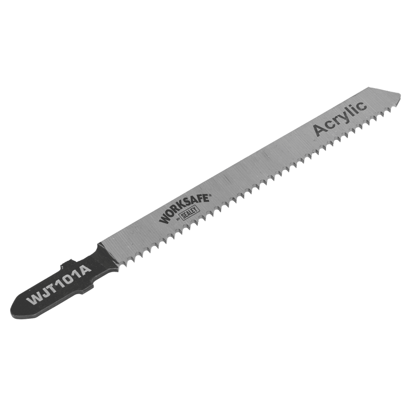 Sealey WJT101A Worksafe® Jigsaw Blade for Metal 75mm 12tpi - Pack of 5 - WJT101A - Sealey Tools UK - Trade Counter Direct