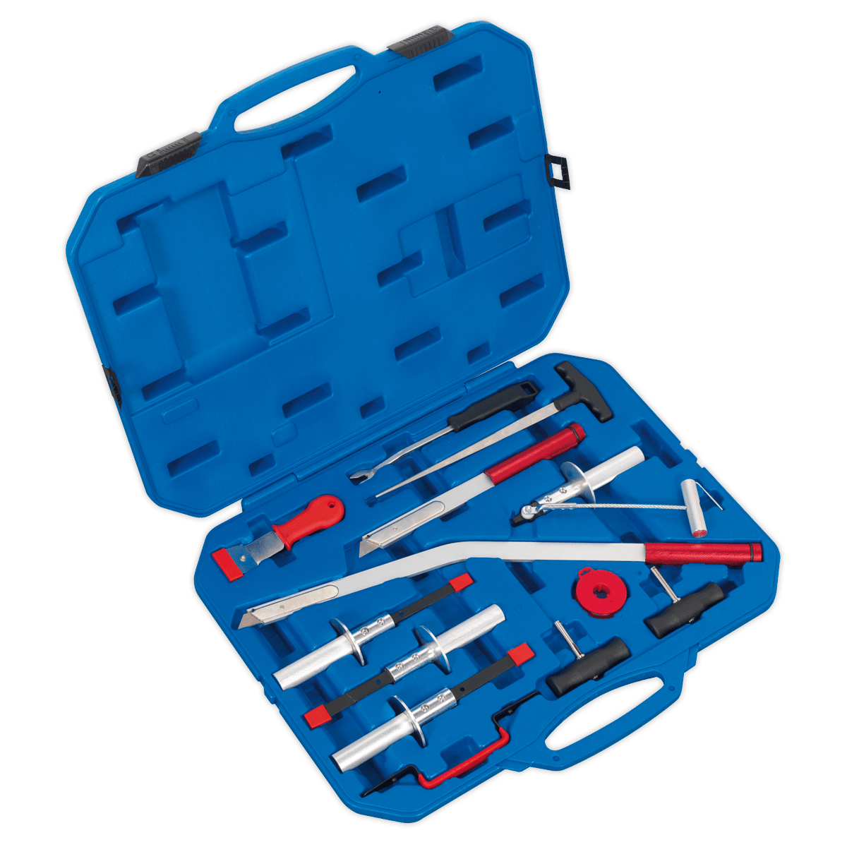 Sealey WK14 14pc Windscreen Removal Tool Kit - WK14 - Sealey Tools UK - Trade Counter Direct