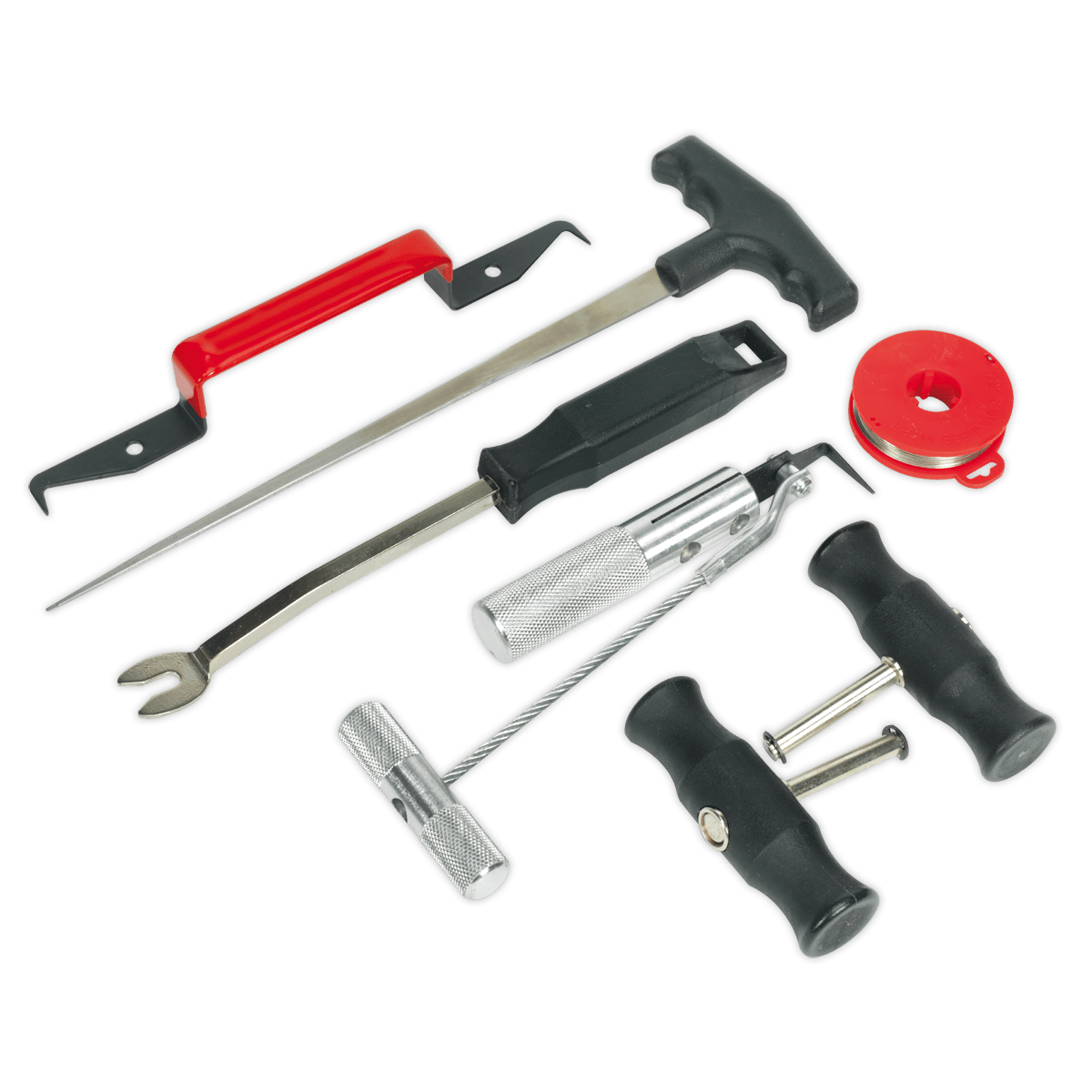 Sealey WK3 Windscreen Removal Tool Kit 7pc - WK3 - Sealey Tools UK - Trade Counter Direct