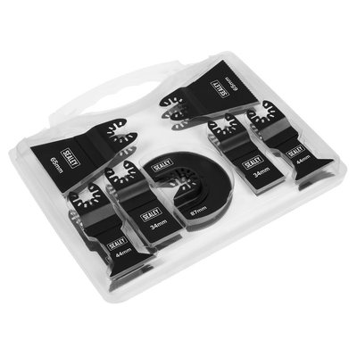 Sealey WMTSET Worksafe® Multi-Tool Metal & Wood Blade Set 7pc - WMTSET - Sealey Tools UK - Trade Counter Direct