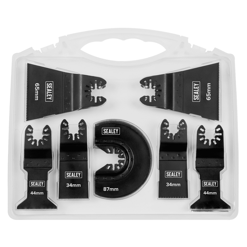 Sealey WMTSET Worksafe® Multi-Tool Metal & Wood Blade Set 7pc - WMTSET - Sealey Tools UK - Trade Counter Direct