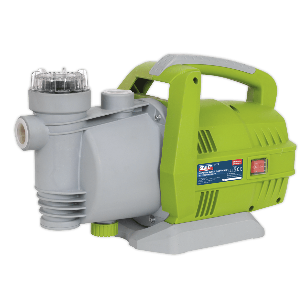 Sealey WPS060 Surface Mounting Water Pump 50L/min 230V - WPS060 - Sealey Tools UK - Trade Counter Direct