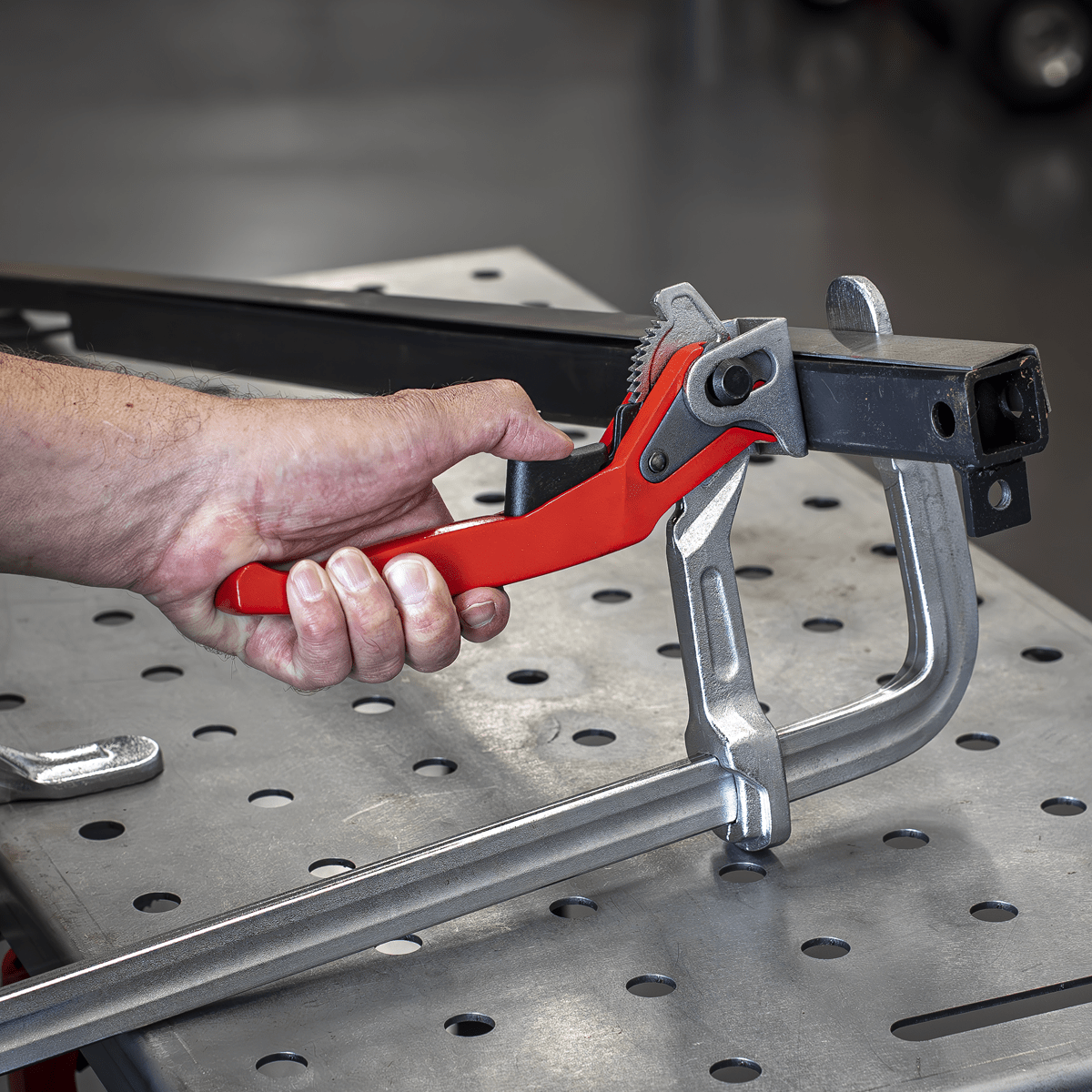 Sealey WRC600 Welding Ratchet Clamp 600 x 120mm - WRC600 - Sealey Tools UK - Trade Counter Direct
