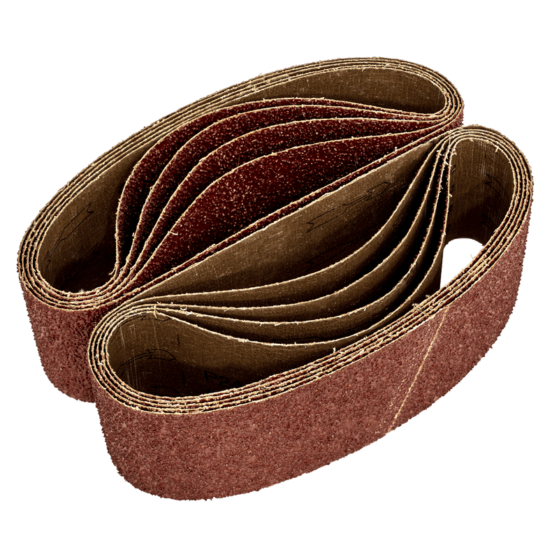 Sealey WSB53245 Sanding Belt 75 x 533mm 24Grit - Pack of 5 - WSB53245 - Sealey Tools UK - Trade Counter Direct