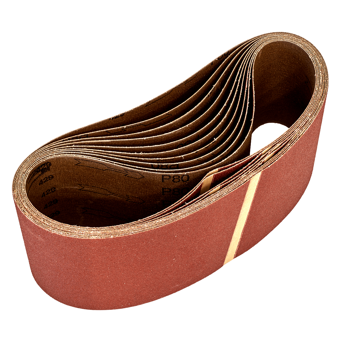 Sealey WSB6280 Sanding Belt 100 x 620mm 80Grit - Pack of 10 - WSB6280 - Sealey Tools UK - Trade Counter Direct