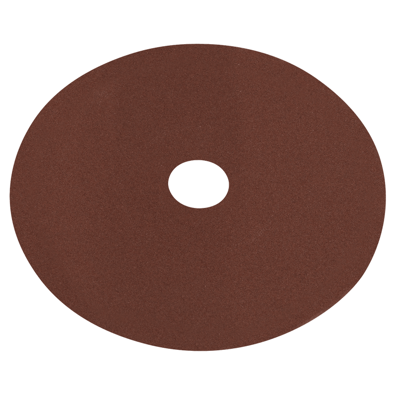 Sealey WSD45120 Worksafe® 115mm Fibre Backed Sanding Disc 120Grit - Pack of 25 - WSD45120 - Sealey Tools UK - Trade Counter Direct